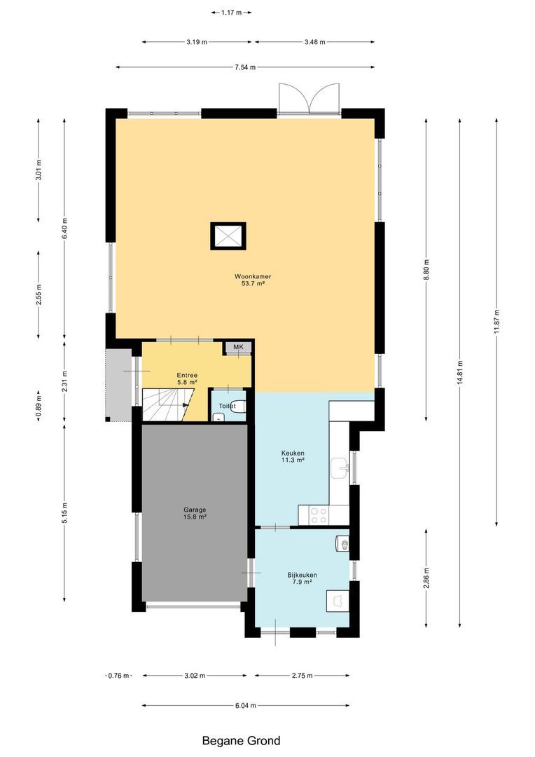 Kerkweide 21, Leidschendam plattegrond-0