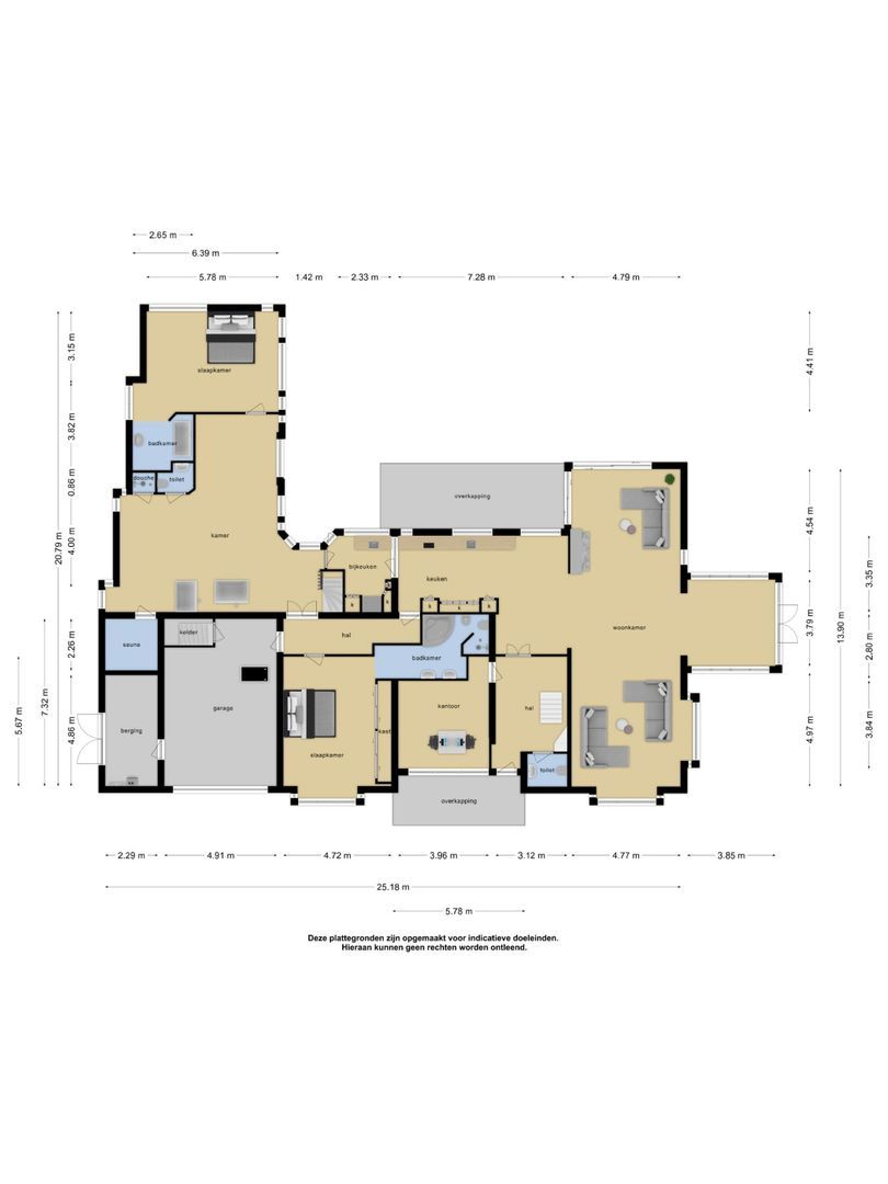 Ameroever 42, Lage Zwaluwe plattegrond-2