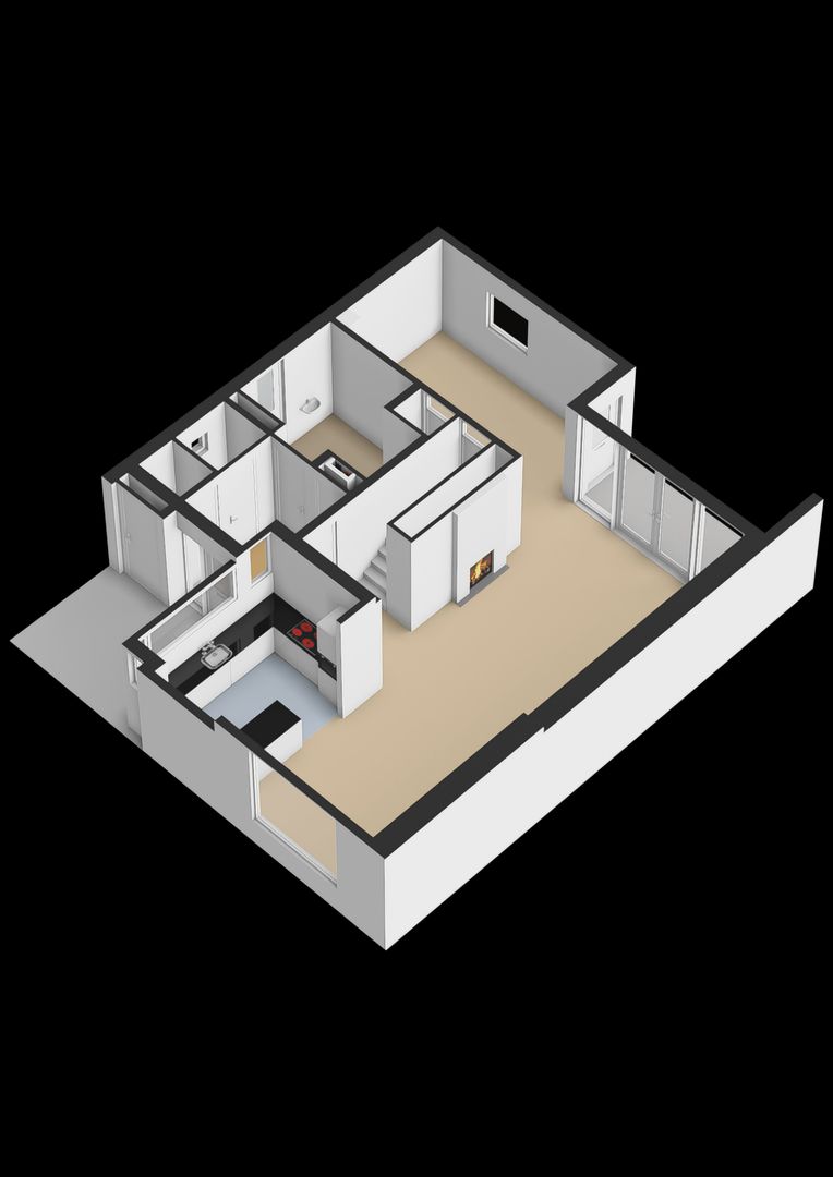Schijfstraat 168, Teteringen plattegrond-1