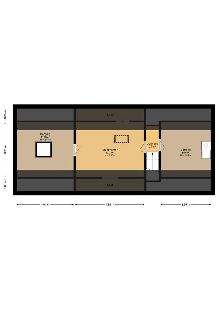 Bredaseweg 170, Oosterhout plattegrond-4
