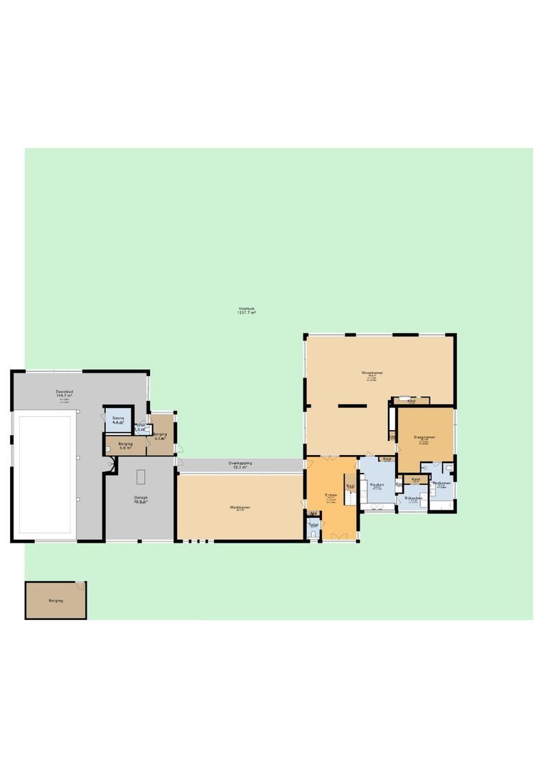 Wijde Omloop 68, Oosterhout plattegrond-0