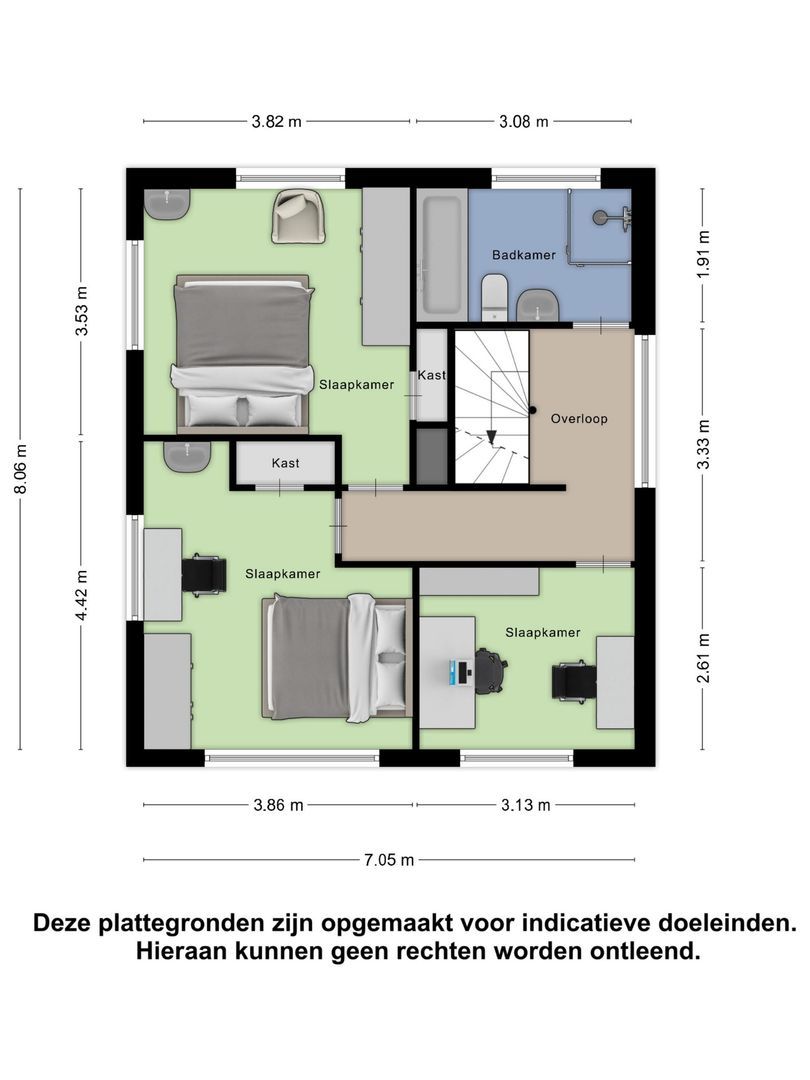 Lange Voren 24, Oosterhout plattegrond-2