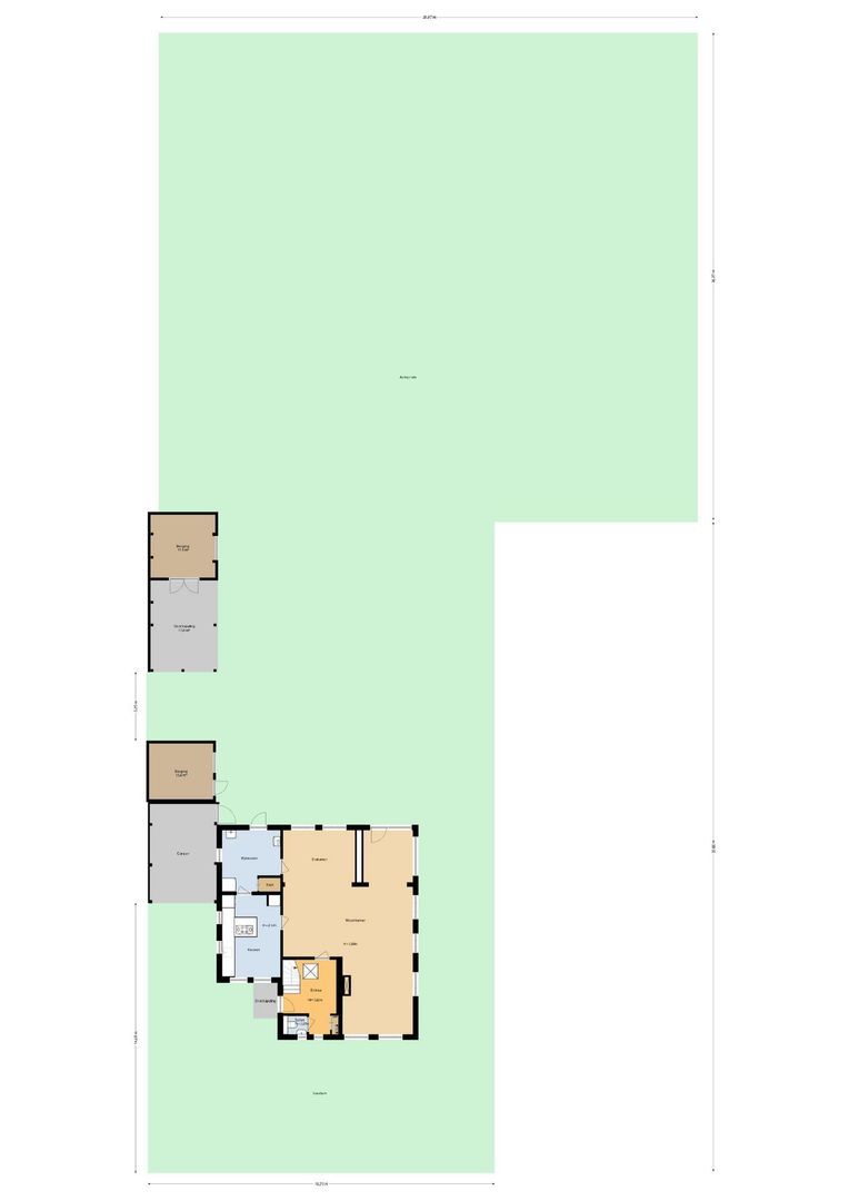 Vaartweg 27 B, 's Gravenmoer plattegrond-0