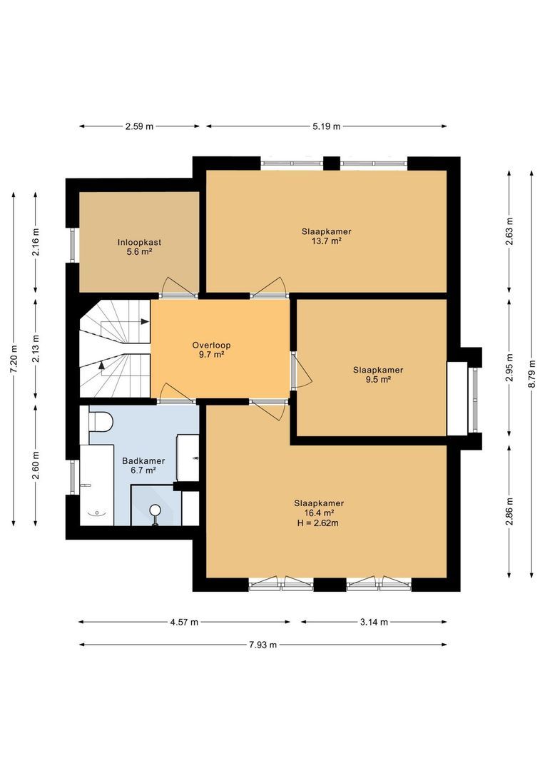 Herweg 2, Oosterhout plattegrond-2