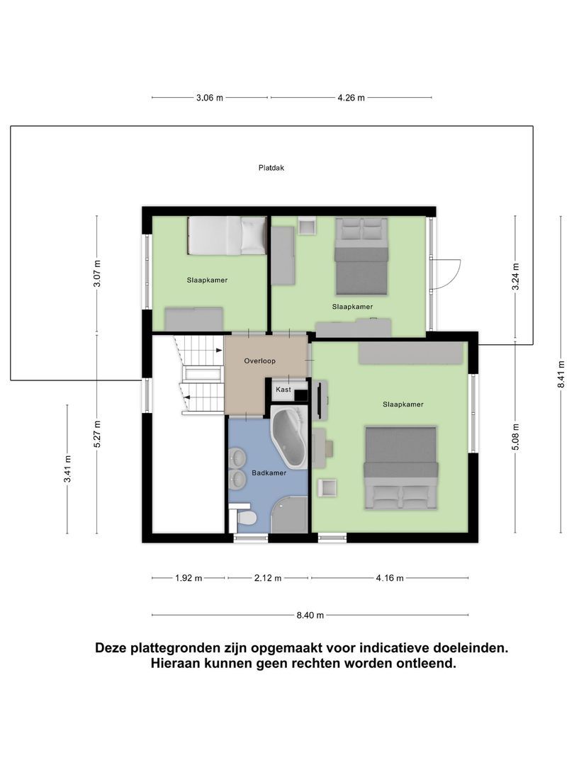 Mezenlaan 61, Oosterhout plattegrond-2