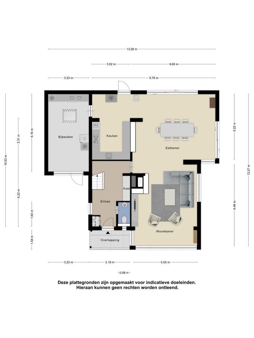 Mezenlaan 61, Oosterhout plattegrond-1