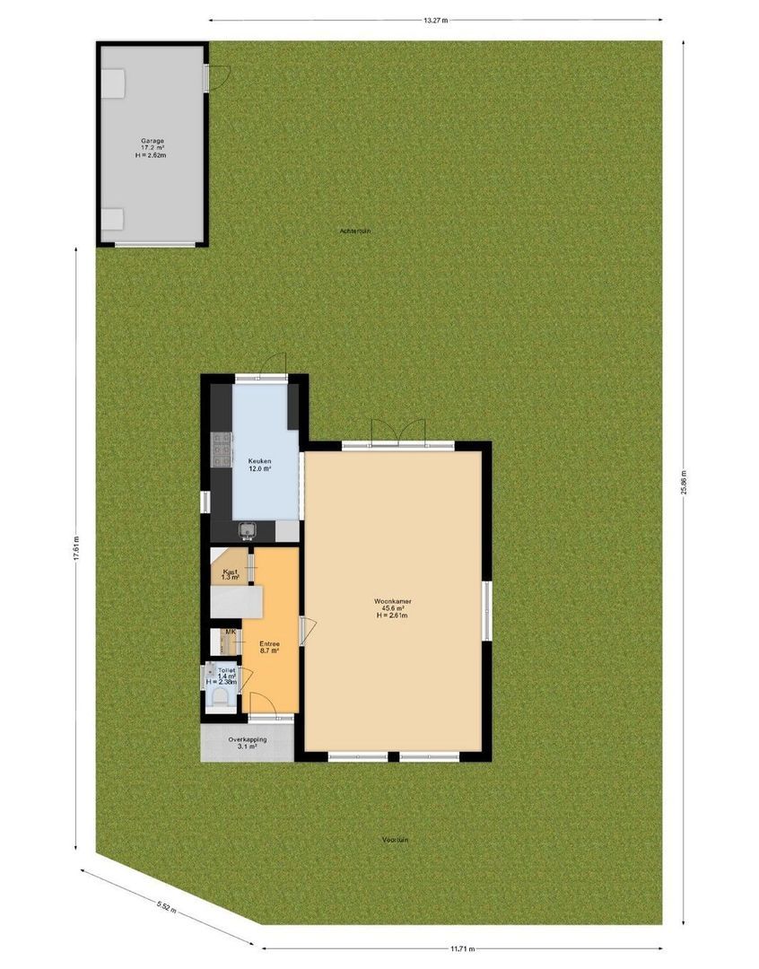 Herweg 2, Oosterhout plattegrond-0
