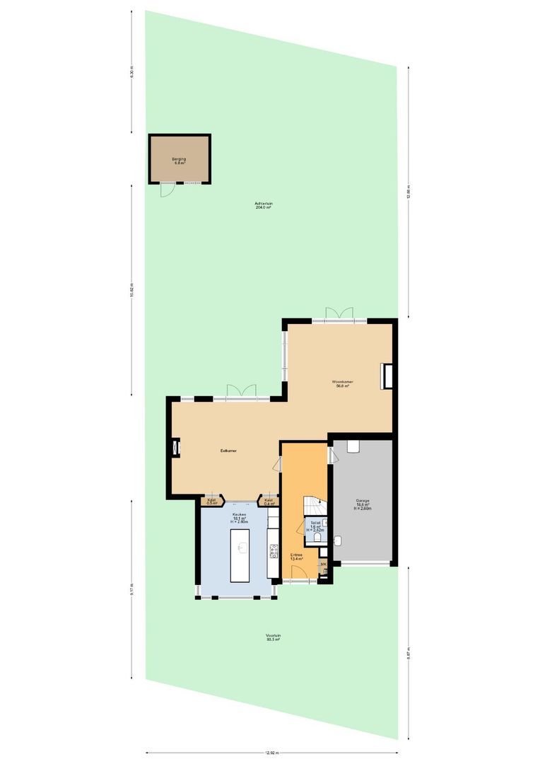 Duigendreef 12, Oosterhout plattegrond-3
