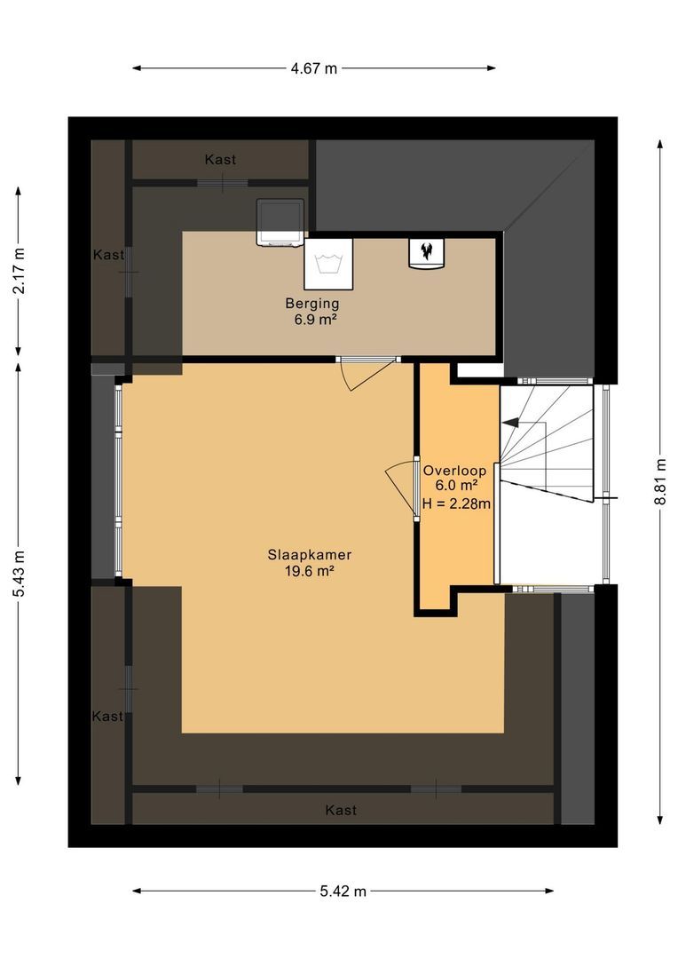 Duigendreef 12, Oosterhout plattegrond-2