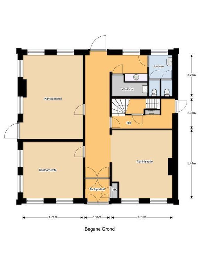 Hoolstraat 86, Teteringen plattegrond-1