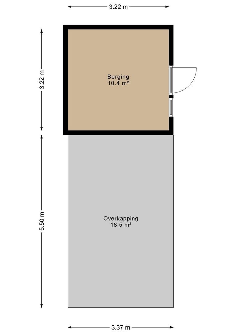 Ferdinand Huyckstraat 5, Oosterhout plattegrond-1