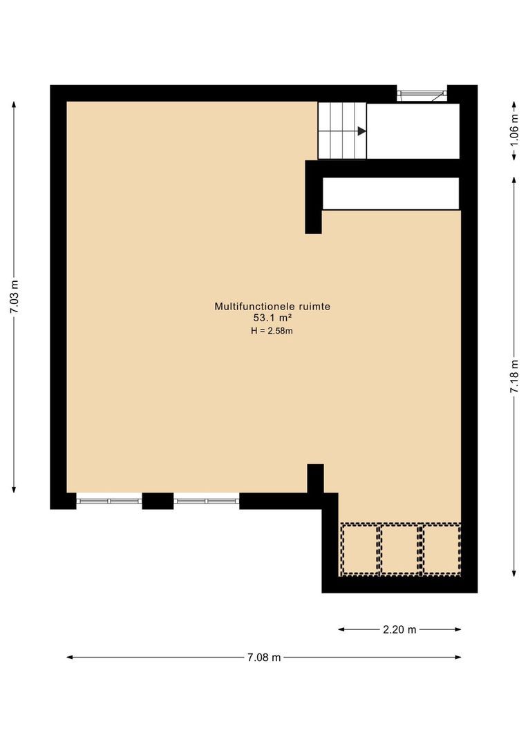 Kapucijnenhof 42, Oosterhout plattegrond-2