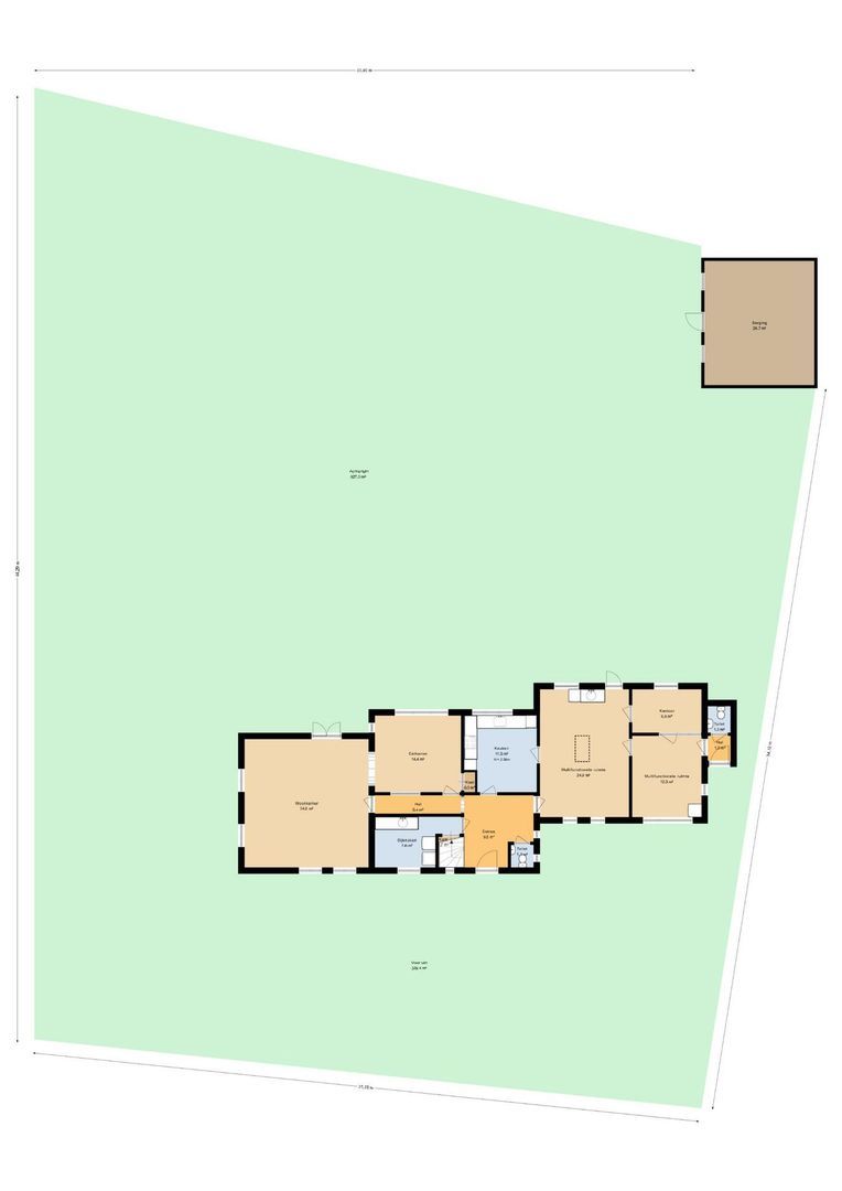 Commandeurstraat 2, Geertruidenberg plattegrond-0