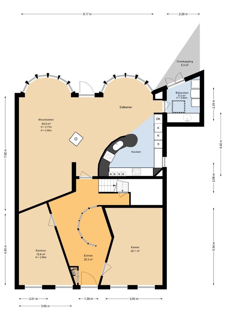 Laan 3, Oosterhout plattegrond-1