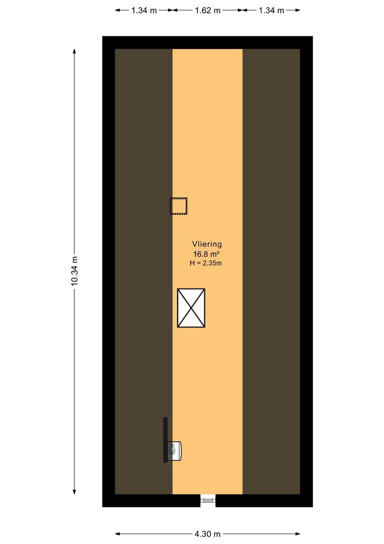 Mariken van Nimwegenstraat 3, Oosterhout plattegrond-2