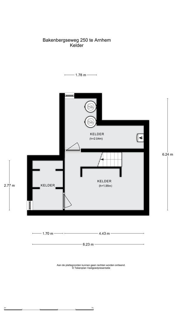 Bakenbergseweg 250, Arnhem plattegrond-0