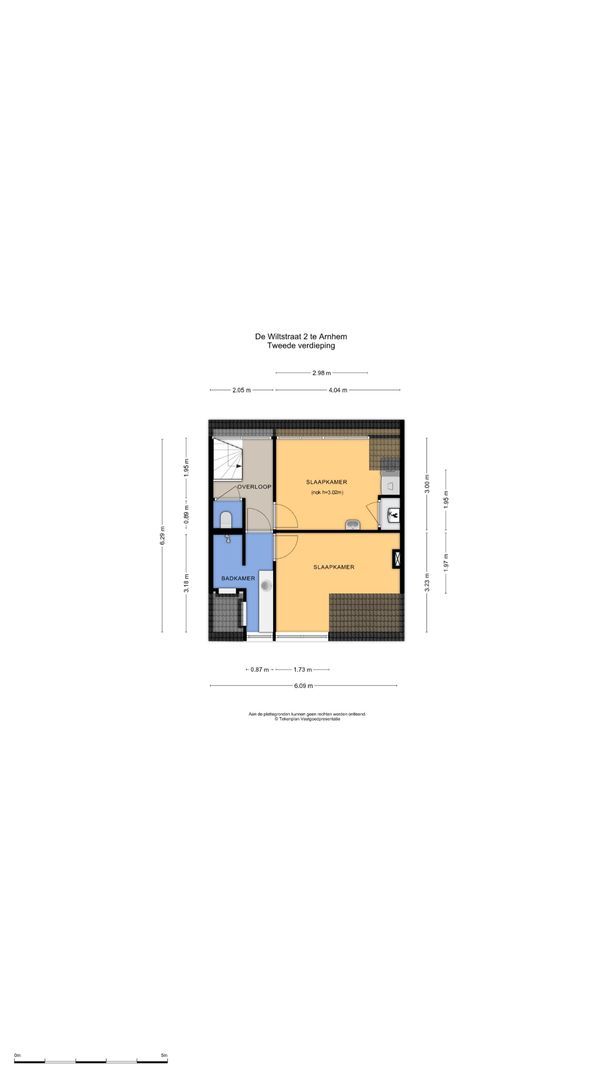 De Wiltstraat 2, Arnhem plattegrond-2
