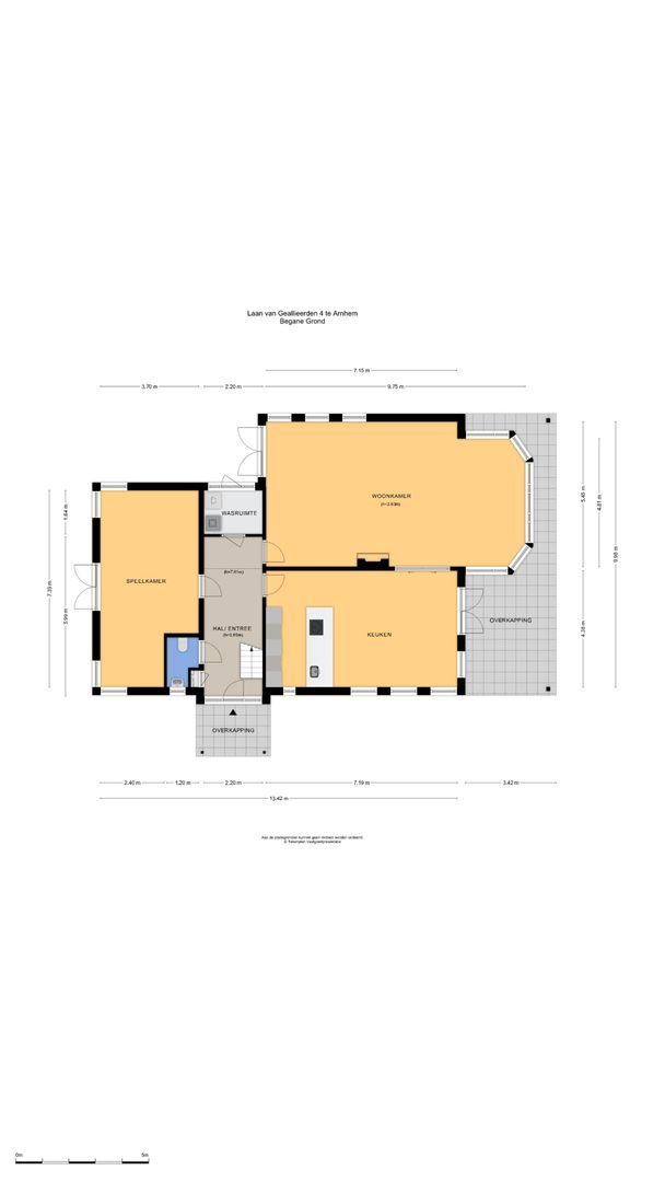 Laan van de Geallieerden 4, Arnhem plattegrond-0