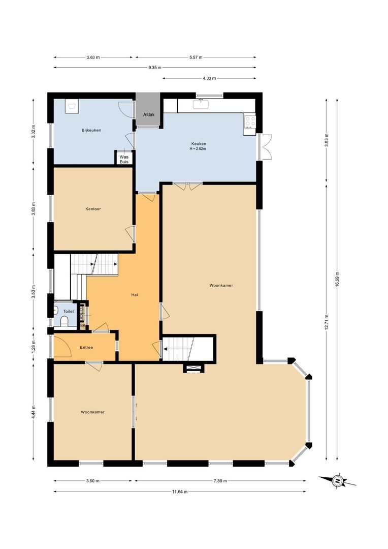 Rosendaalselaan 29, Rozendaal plattegrond-0
