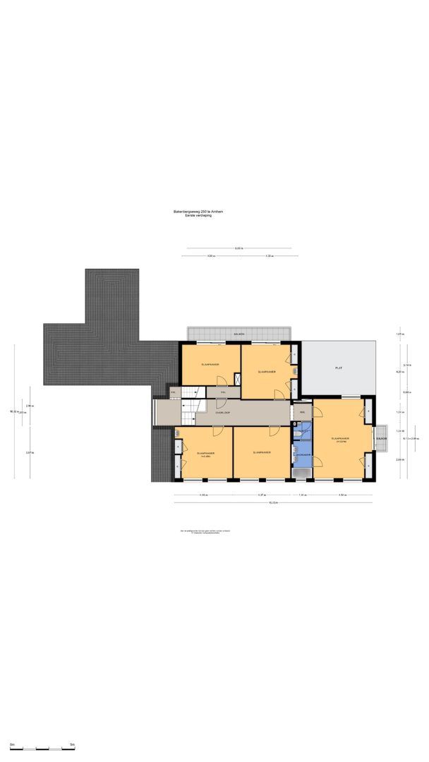 Bakenbergseweg 250, Arnhem plattegrond-4