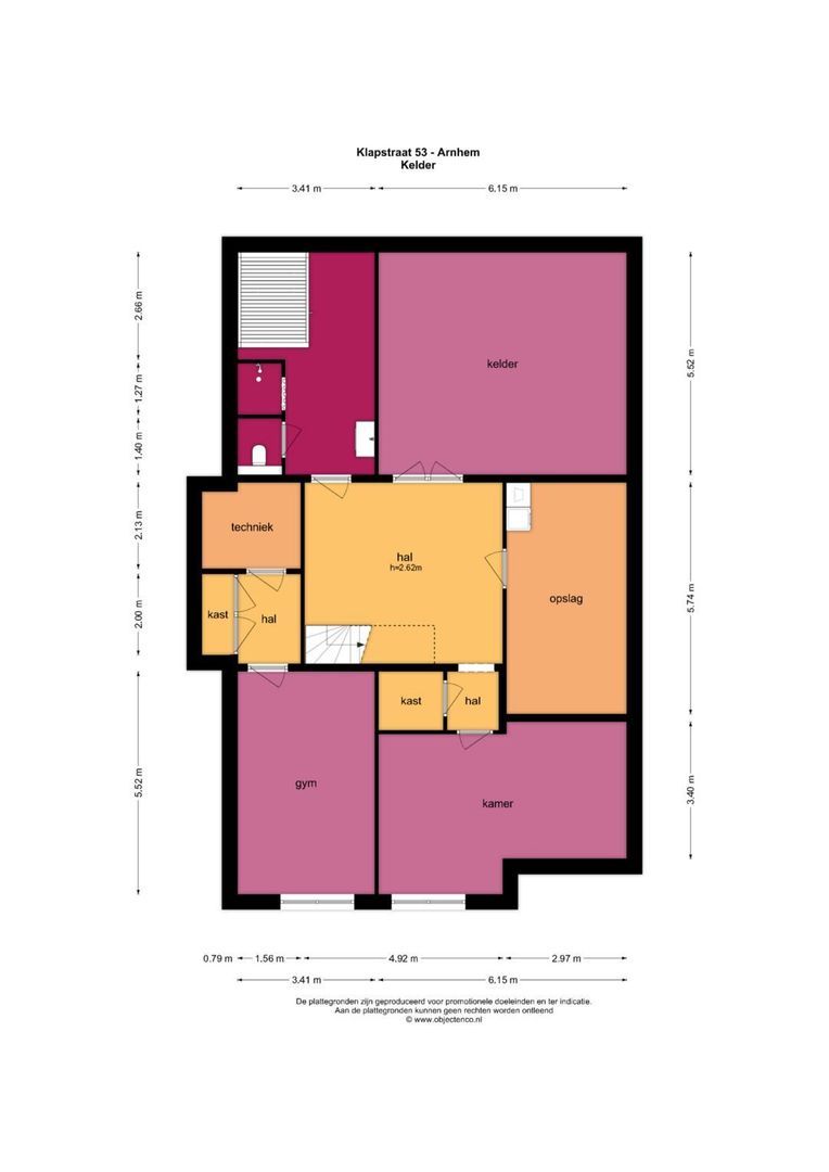 Klapstraat 53, Arnhem plattegrond-10