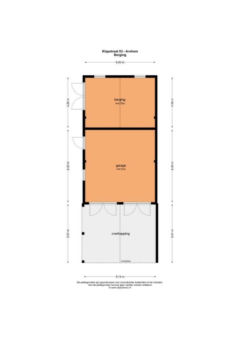 Klapstraat 53, Arnhem plattegrond-4