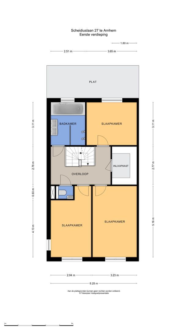 Scheidiuslaan 27, Arnhem plattegrond-1