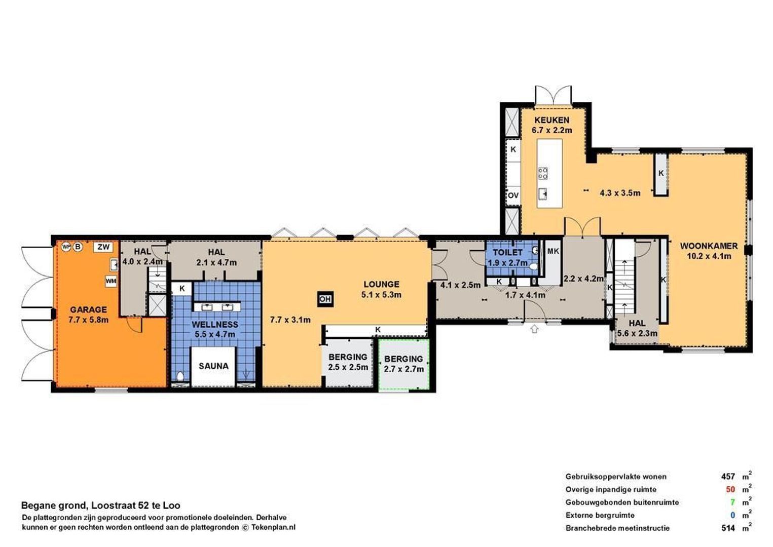 Loostraat 52, Loo Gld plattegrond-0