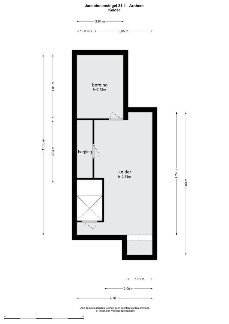 Jansbinnensingel 21 1, Arnhem plattegrond-8