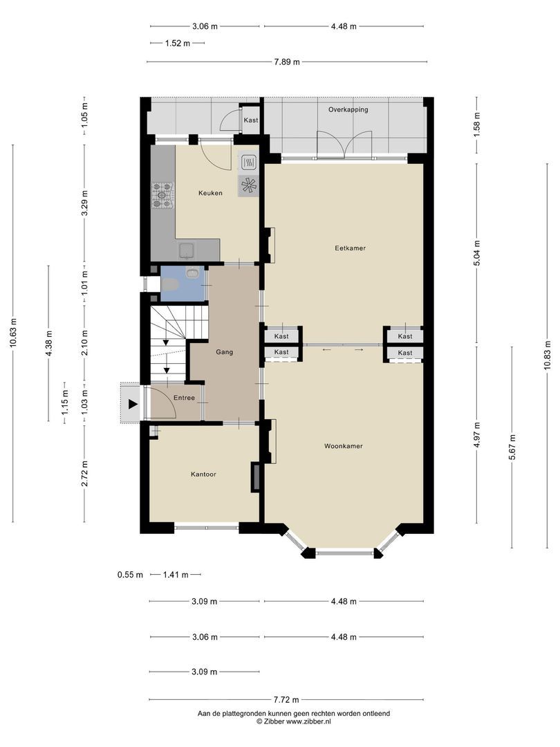 Prümelaan 34, Arnhem plattegrond-0