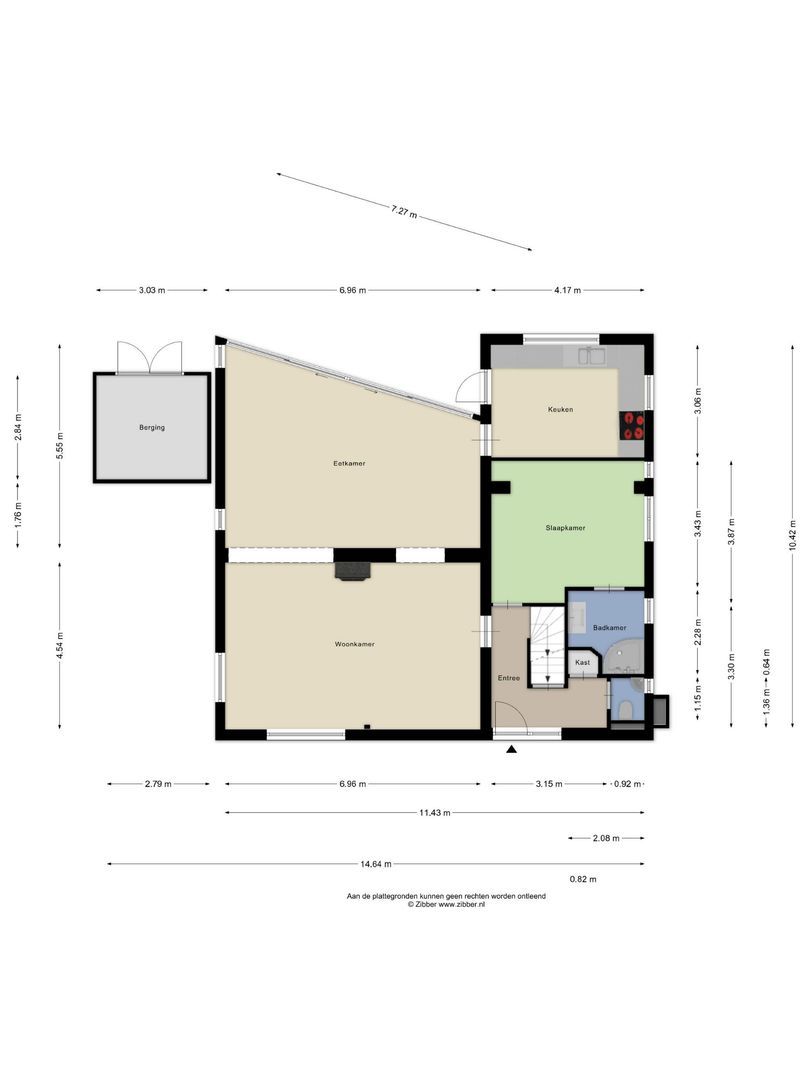Bosboomstraat 19, Arnhem plattegrond-0