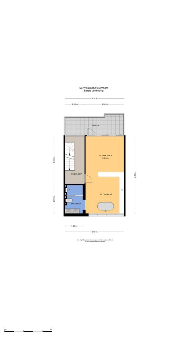 De Wiltstraat 2, Arnhem plattegrond-1