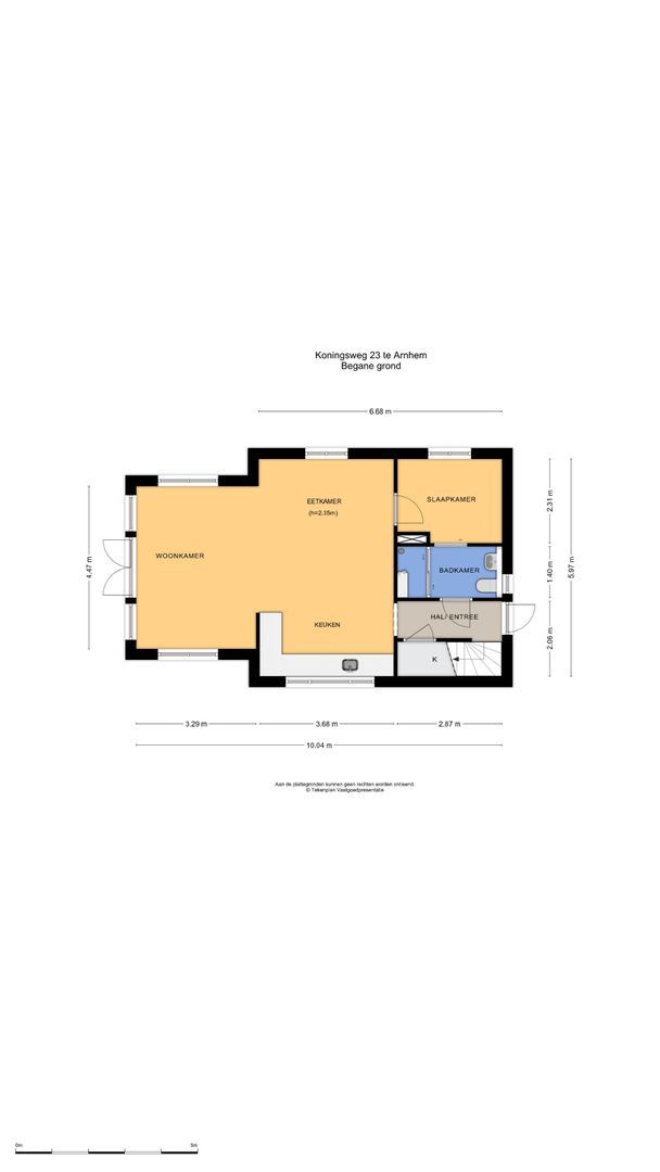 Koningsweg 23, Arnhem plattegrond-0