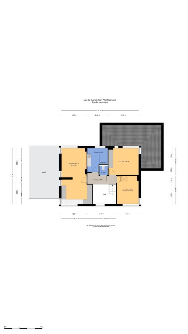 Van de Gumsterlaan 7, Rozendaal plattegrond-1