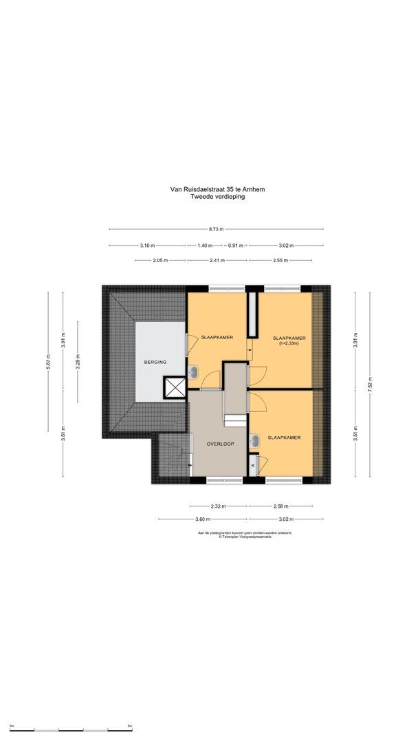 Van Ruisdaelstraat 35, Arnhem plattegrond-3
