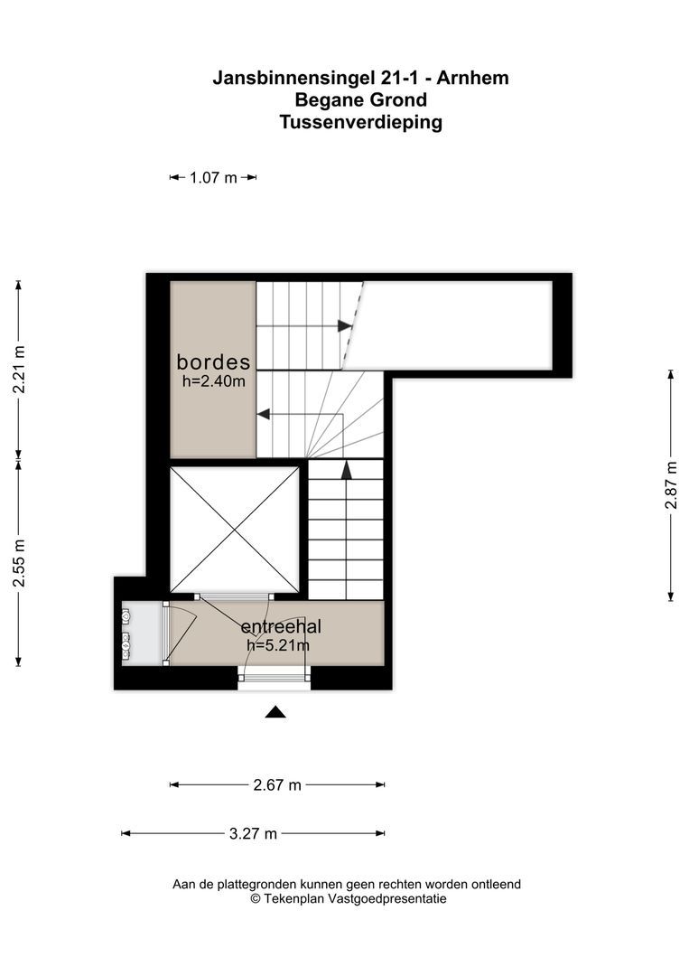 Jansbinnensingel 21 1, Arnhem plattegrond-0