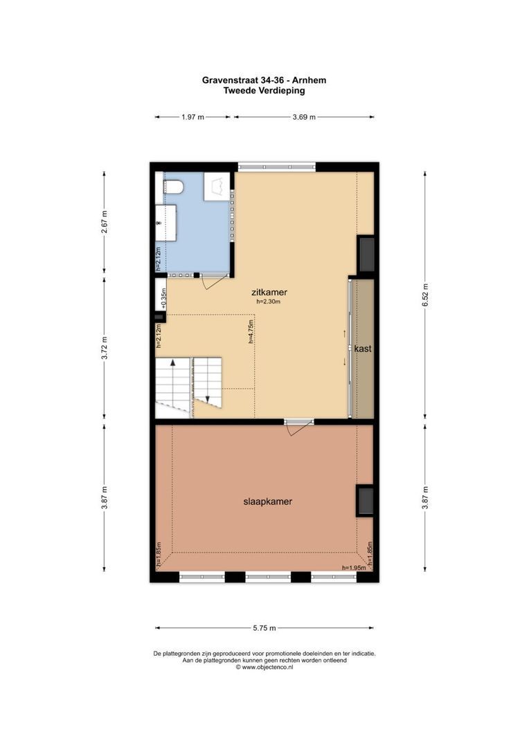 Gravenstraat 34, Arnhem plattegrond-15