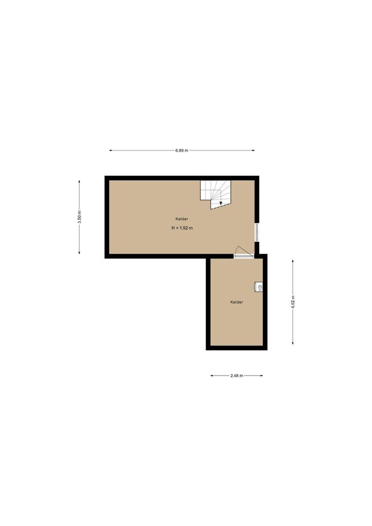 Joris van der Haagenlaan 12, Arnhem plattegrond-1