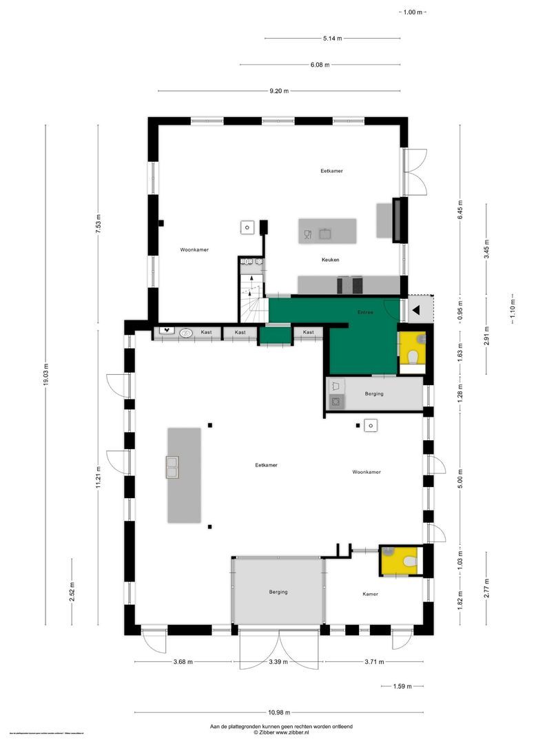 Boterstraat 4, Bronkhorst plattegrond-1