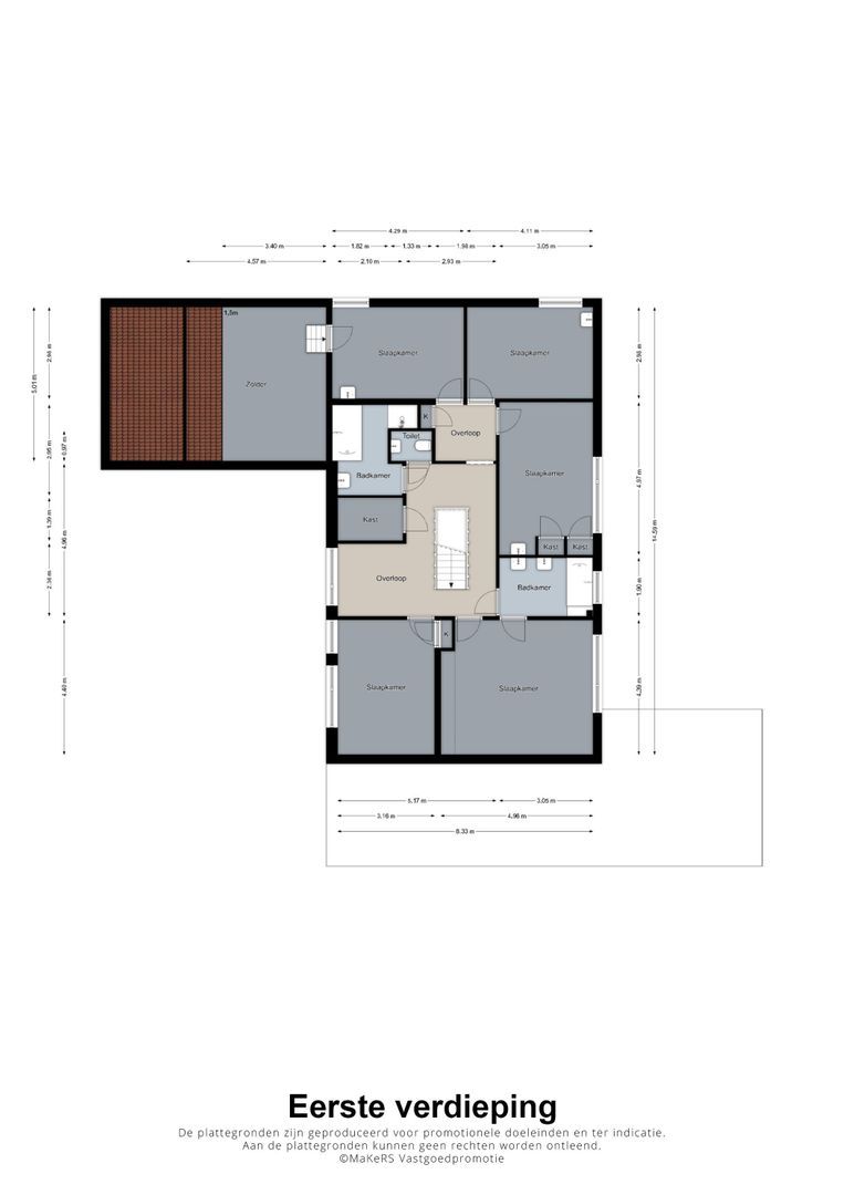 Oranjestraat 2, Kelpen-Oler plattegrond-1