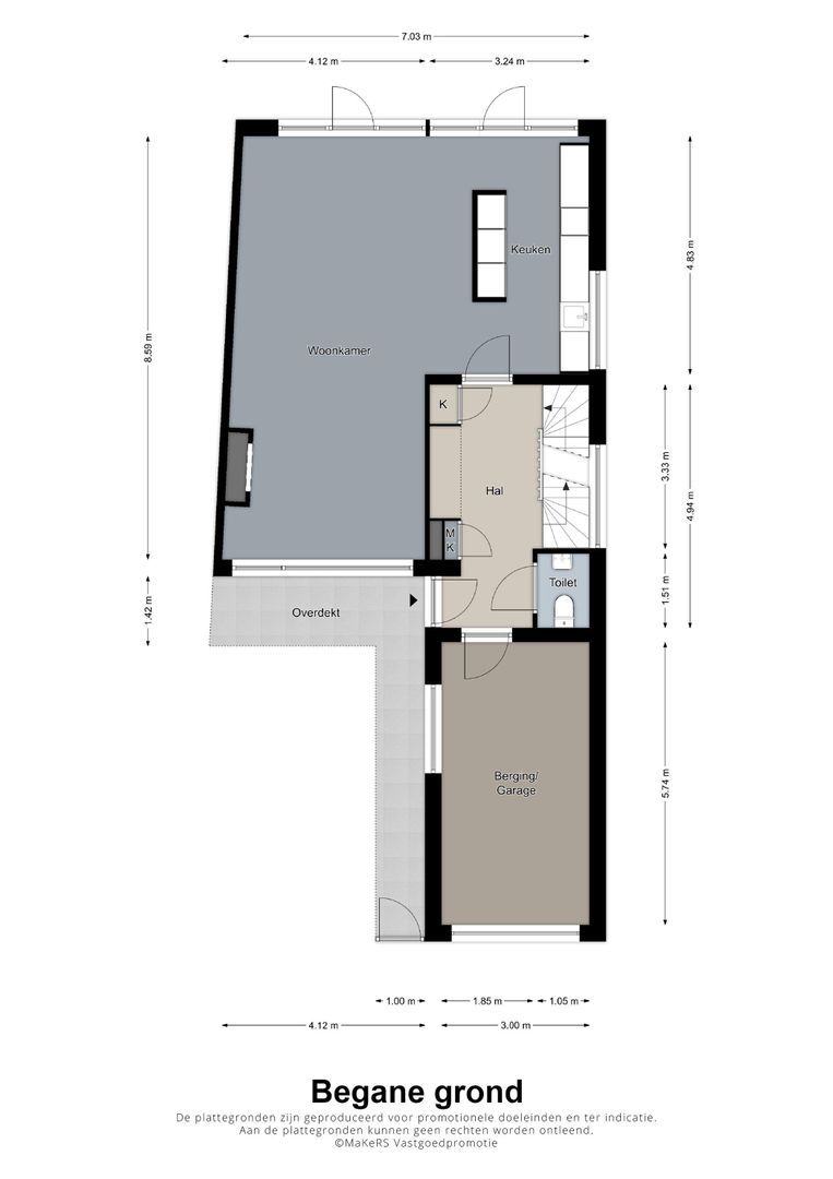 Schoolstraat 16, Weert plattegrond-0
