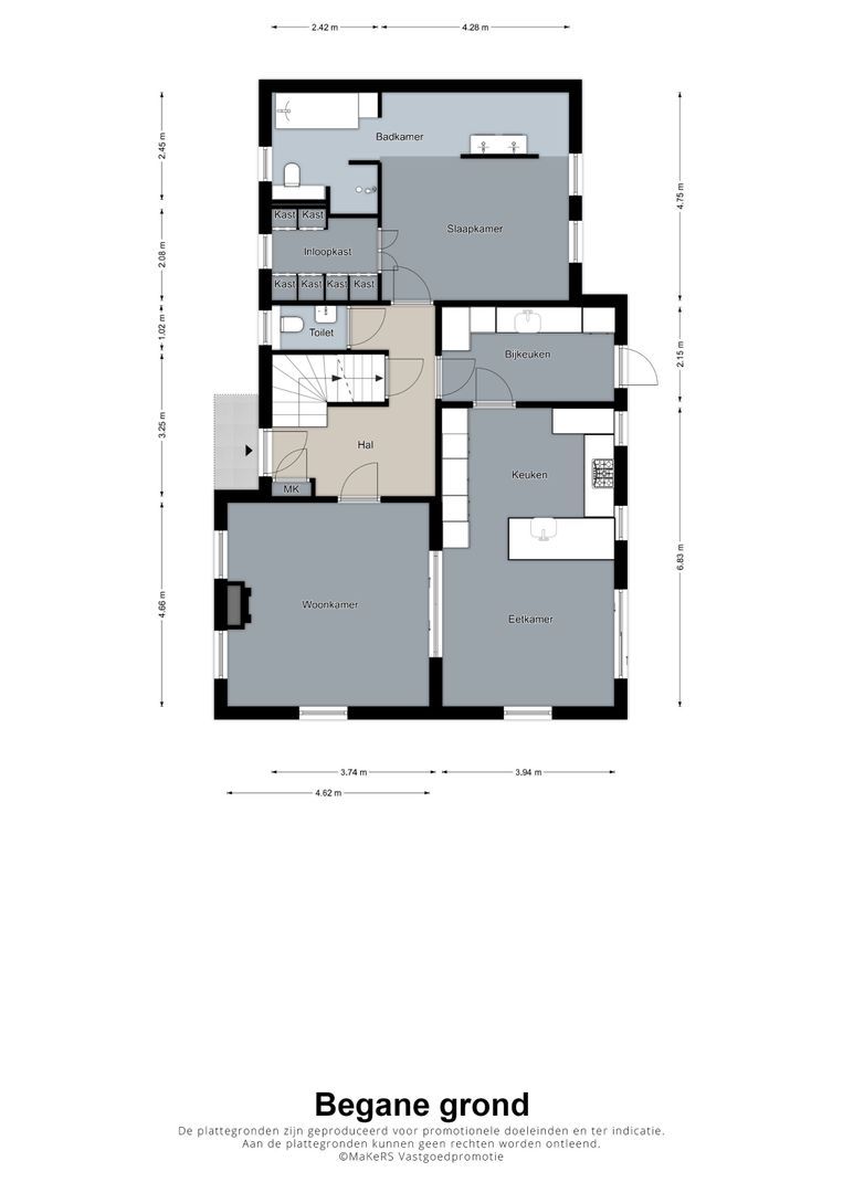 Vleutstraat 1, Best plattegrond-0