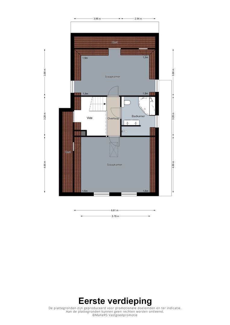 Vleutstraat 1, Best plattegrond-1