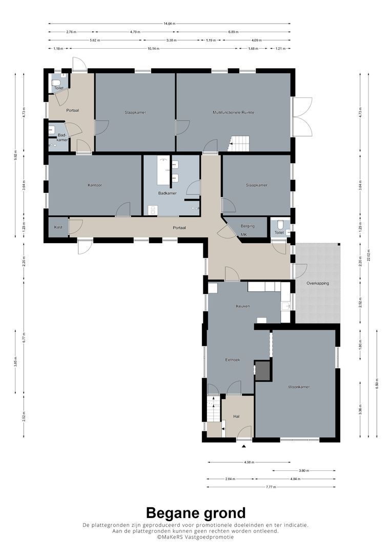 Grotesteeg 8, Weert plattegrond-0