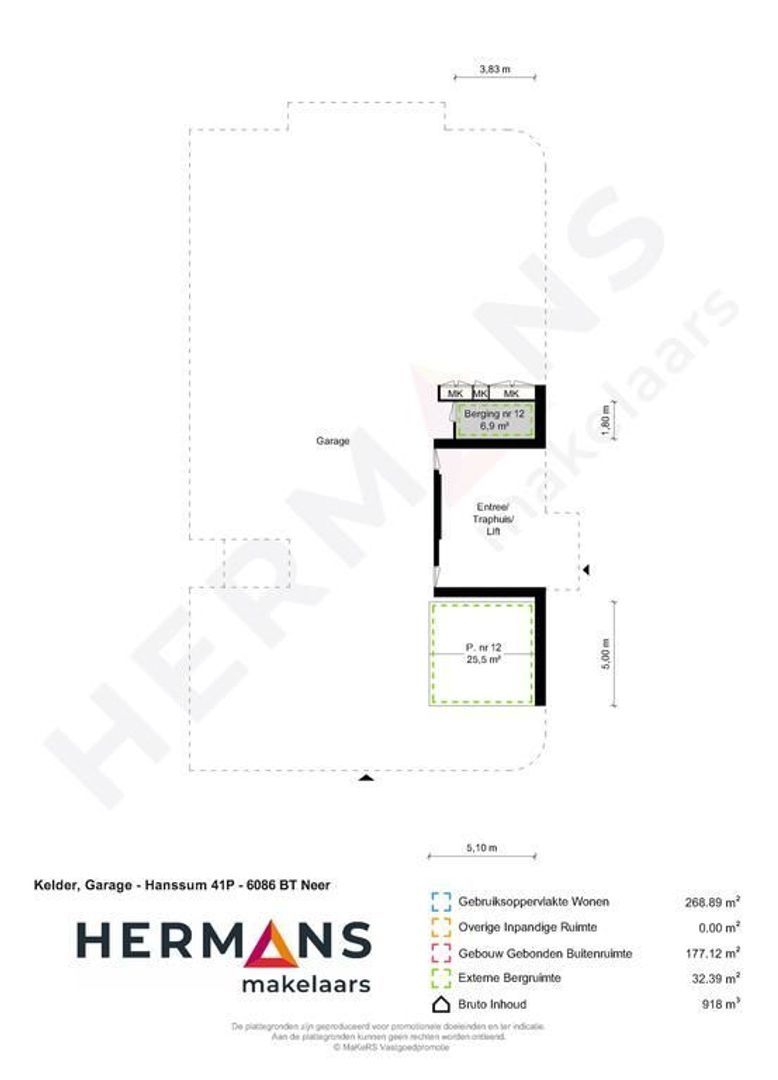 Hanssum 41 p, Neer plattegrond-1