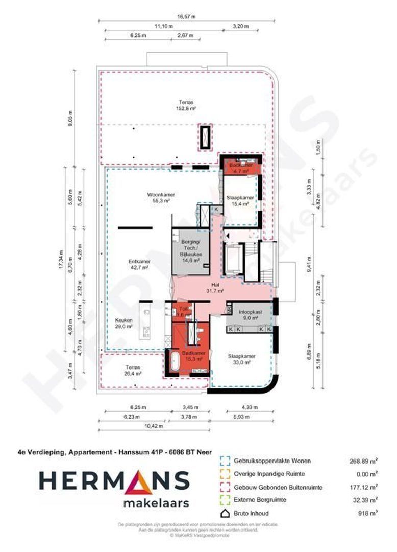 Hanssum 41 p, Neer plattegrond-0