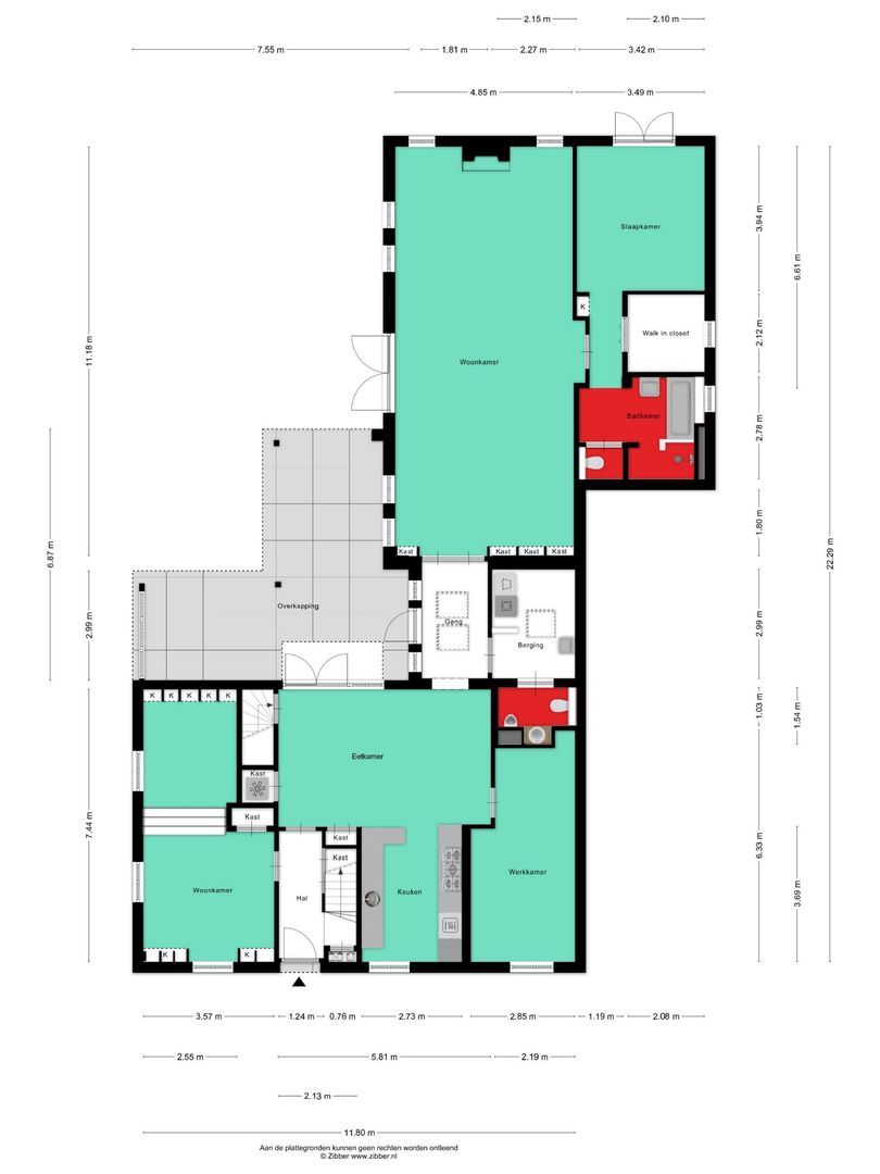 Boekelsedijk 11, Zeeland plattegrond-0