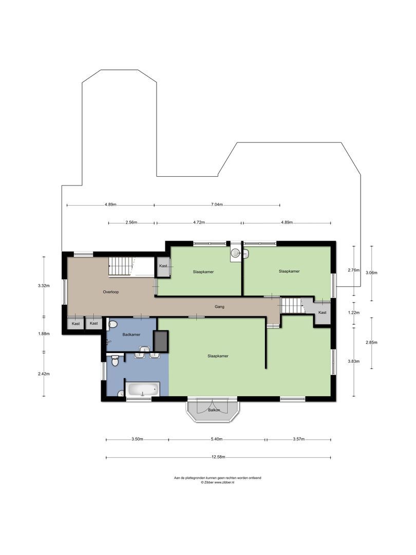 Utrechtseweg 271, Oosterbeek plattegrond-1