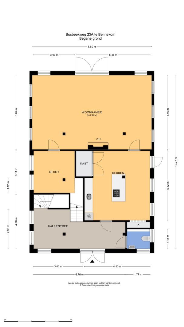 Bosbeekweg 23, Bennekom plattegrond-1