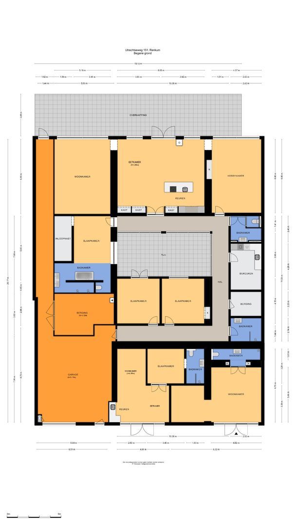 Utrechtseweg 151, Renkum plattegrond-0